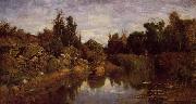 Charles-Francois Daubigny The Water's Edge oil painting artist